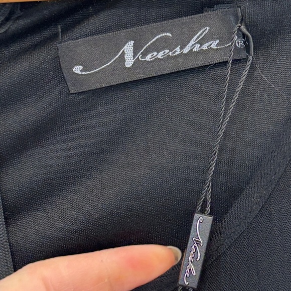 Black Asymmetrical Cut Out Cocktail Mini Dress - Picture 3 of 4